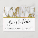 Search for gold save the date postcards Script