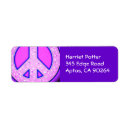 Search for peace return address labels Girly