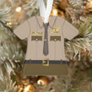 Search for blue christmas tree decorations police officer