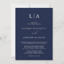 Search for simple navy blue wedding invitations Minimalist