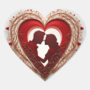 Search for large red heart stickers Couple