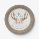 Search for deer baby shower plates Modern