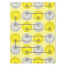 Search for yellow and grey tablecloths Retro
