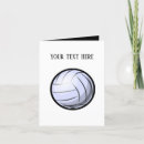 Search for for sports lover cards Volleyball