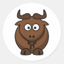 Search for wildebeest stickers Cartoon