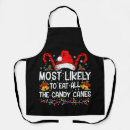 Search for canes aprons Xmas
