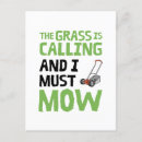 Search for mower postcards Lawn care
