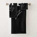 Search for monochrome bath towels Black and white