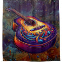 Search for guitar shower curtains Purple