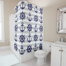 Search for boat anchor shower curtains Coastal