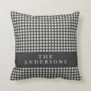 Search for black and white gingham cushions Cute
