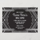 Search for gatsby bridal shower invitations Elegant