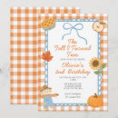 Search for turning two birthday invitations Orange
