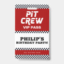 Search for crew id badges Race car birthday