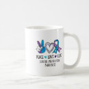 Search for peace love cure mugs Purple