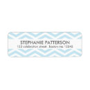Search for modern chevron pattern return address labels Cute