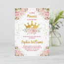 Search for gold crown baby shower invitations Watercolor flowers