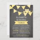 Search for twin owls invitations Twins
