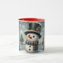 Search for snowman winter mugs Cute