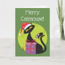 Search for retro cat christmas cards Xmas