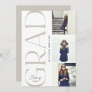 Search for grey graduation invitations Elegant