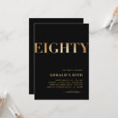 Search for male 80th birthday invitations Female