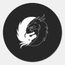 Search for white dragon stickers Yin yang