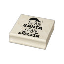 Search for santa rubber stamps Typography