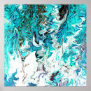 Search for black white turquoise art Abstract