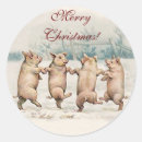 Search for round pig stickers Vintage