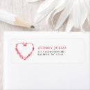 Search for valentines day return address labels Hearts