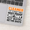 Search for clean cut stickers Housekeeping