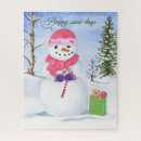 Search for candy cane puzzles Snowman