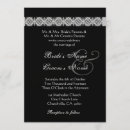Search for purple black silver wedding invitations White