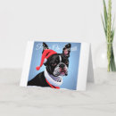 Search for boston terrier christmas cards Xmas