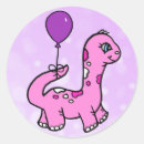 Search for pink and purple balloons stickers Birthday party