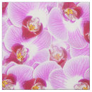 Search for orchid flower fabric White