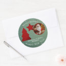 Search for old fashioned santa claus stickers Merry christmas