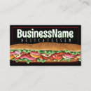 Search for sandwich shop business cards Catering