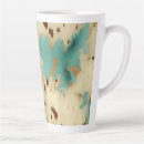 Search for turquoise and white mugs Abstract
