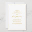 Search for gold colour frame invitations For her