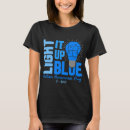 Search for light blue tshirts Awareness