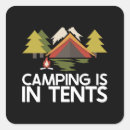 Search for camping is in tents stickers Campfire