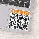 Search for science joke stickers Scientist