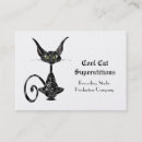 Search for black cat business cards Fashion