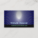 Search for sun rays business cards Blue