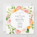 Search for summer christening invitations Citrus