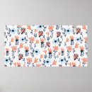 Search for natural pattern posters Blue