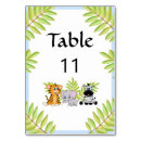 Search for safari table cards Animals