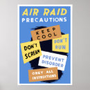 Search for air raid posters Ww2